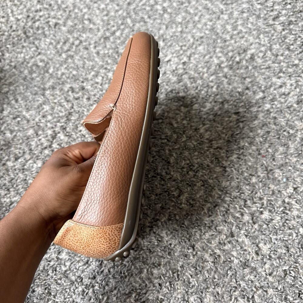 Vionic Brown Leather Slip-On Loafers - Picture 3 of 7